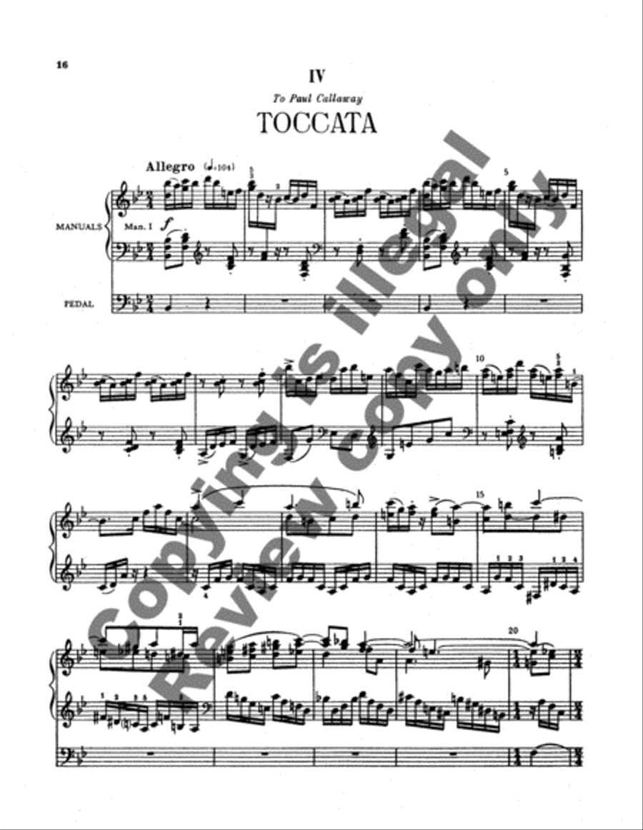 Suite for Organ Suite for Organ Organ Solo scores gallery preview page 7