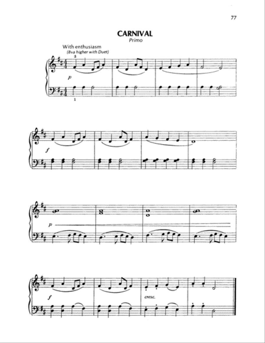 Progressive Class Piano Easy Piano scores gallery preview page 9