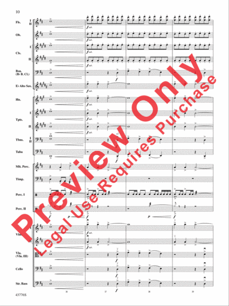 From the Realms of Glory! Full Orchestra scores gallery preview page 11