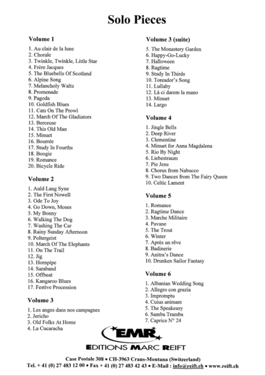 Solo Pieces Vol. 3 Solo Pieces Vol. 3 Clarinet Solo scores gallery preview page 3