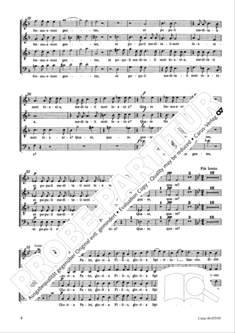 Oratorio de Noel (Weihnachtsoratorium) 4-Part scores gallery preview page 5