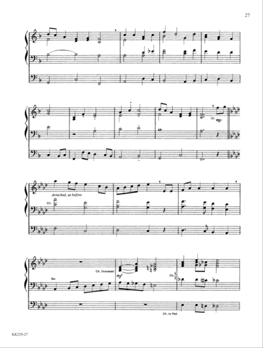 Sacred Sounds from George Shearing For Organ Organ Solo scores gallery preview page 12