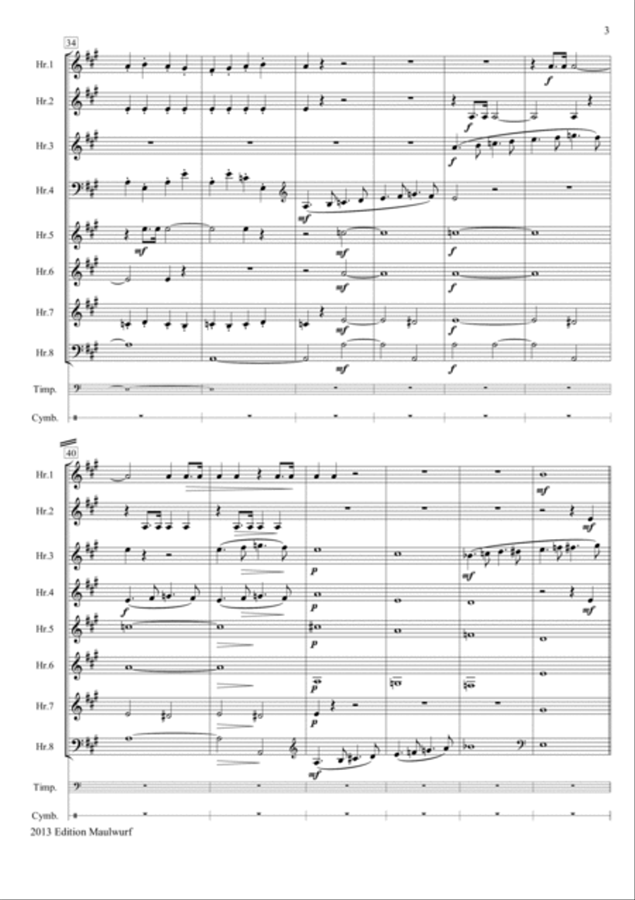 Psalm 150 Horn scores gallery preview page 5