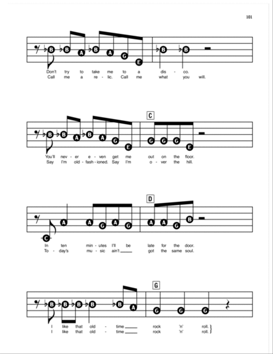 Old Time Rock & Roll Electronic Keyboard scores gallery preview page 2