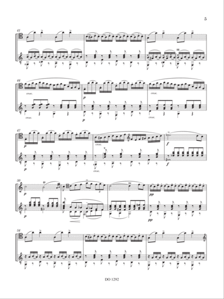 Sonata Arpeggione Classical Guitar scores gallery preview page 6