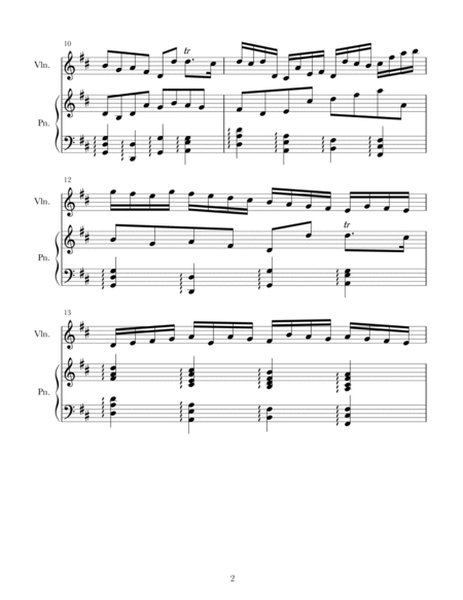 Pachelbel's Canon for Violin and Piano