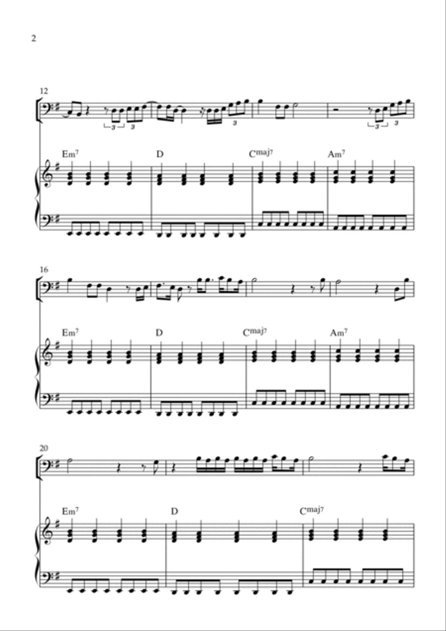 Cuff It Piano scores gallery preview page 2
