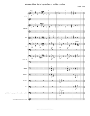 Concert Piece for String Orchestra and Percussion
