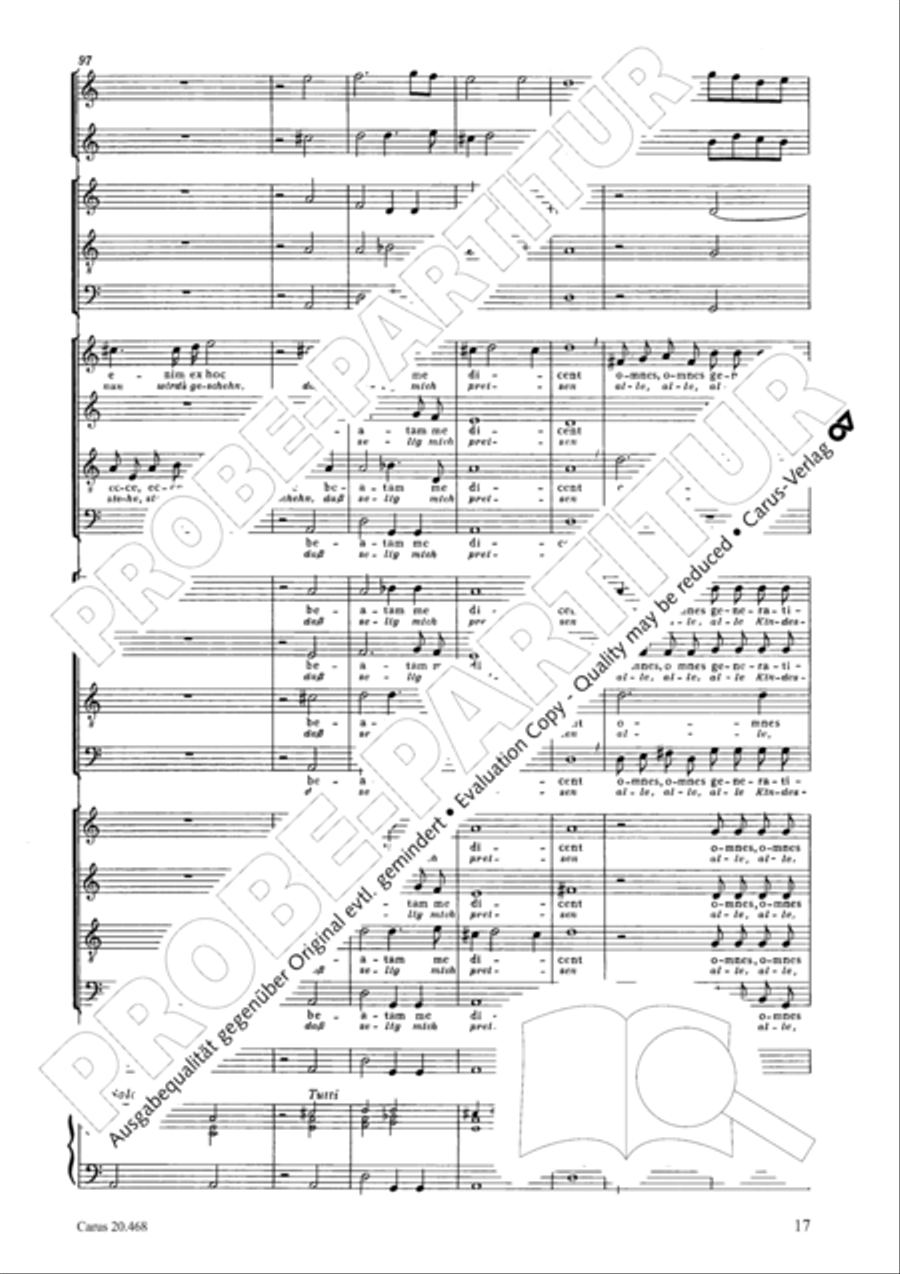 Uppsala-Magnificat 4-Part scores gallery preview page 18