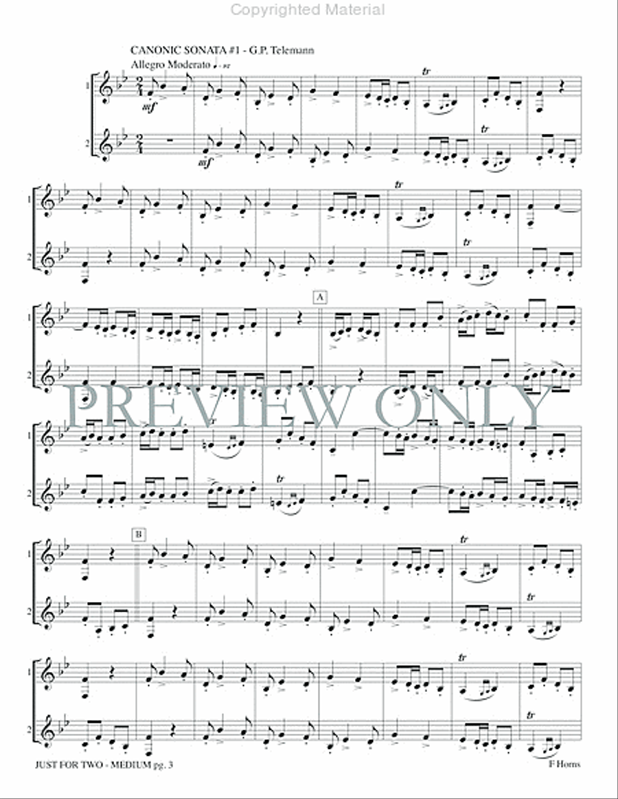 Just for Two Medium Just for Two Medium Small Ensemble scores gallery preview page 5