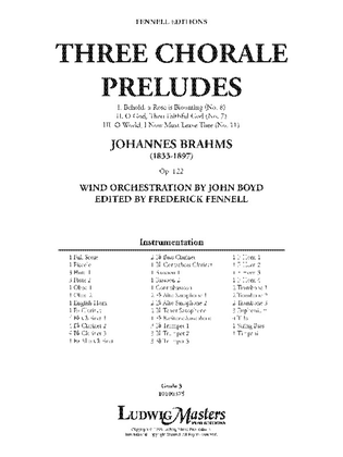Three Chorale Preludes, Op. 122