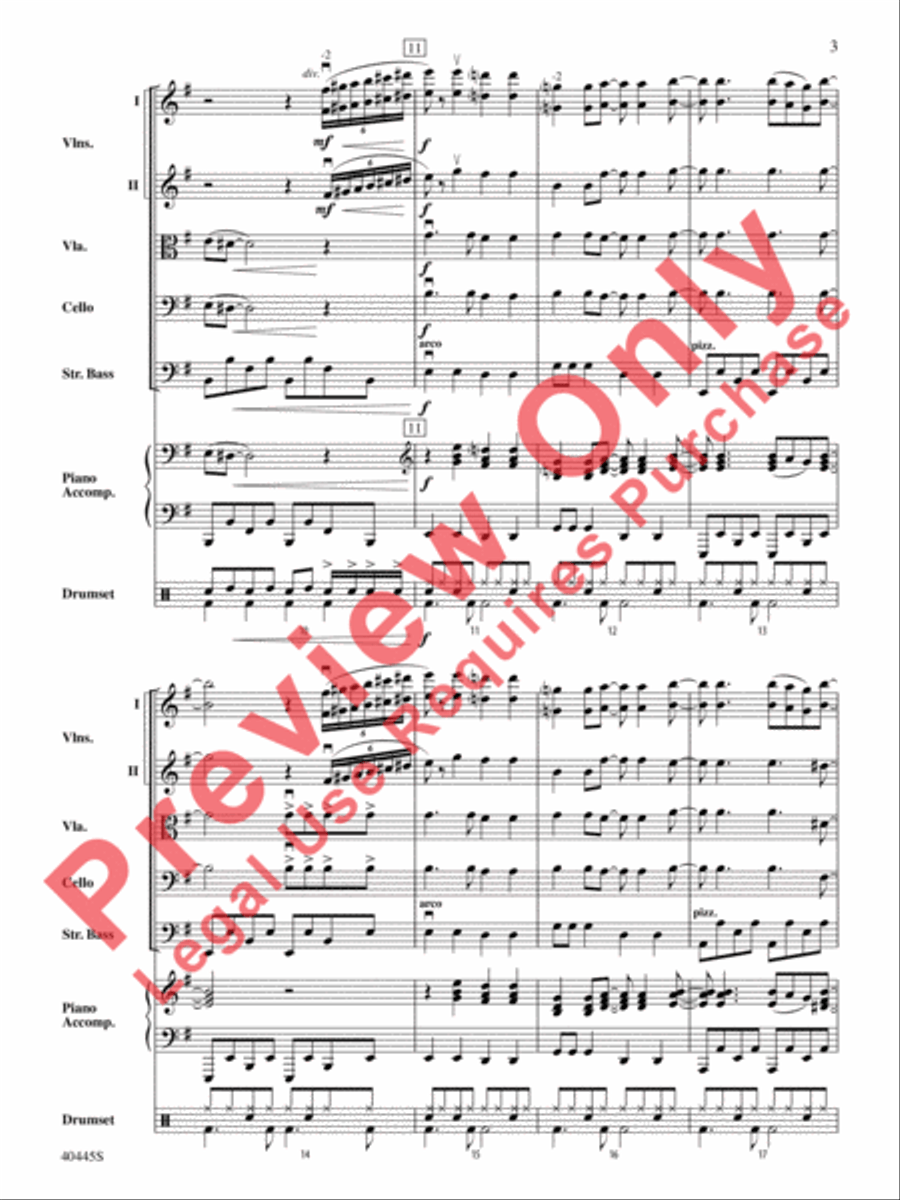 The Rolling Stones on Tour String Orchestra scores gallery preview page 4
