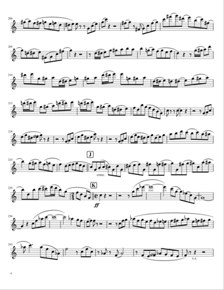 Concerto For Clarinet Large Ensemble scores gallery preview page 4