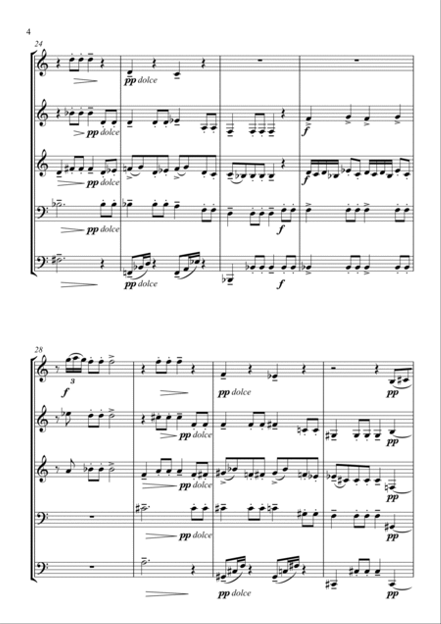 Bryllupsdag på Troldhaugen | Wedding-day at Troldhaugen Chamber Music scores gallery preview page 4