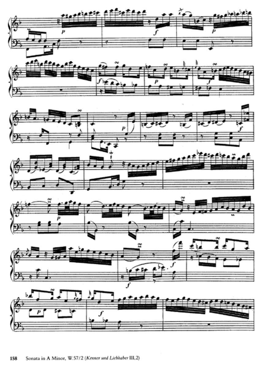 Bach Keyboard Sonata in A minor, H.247