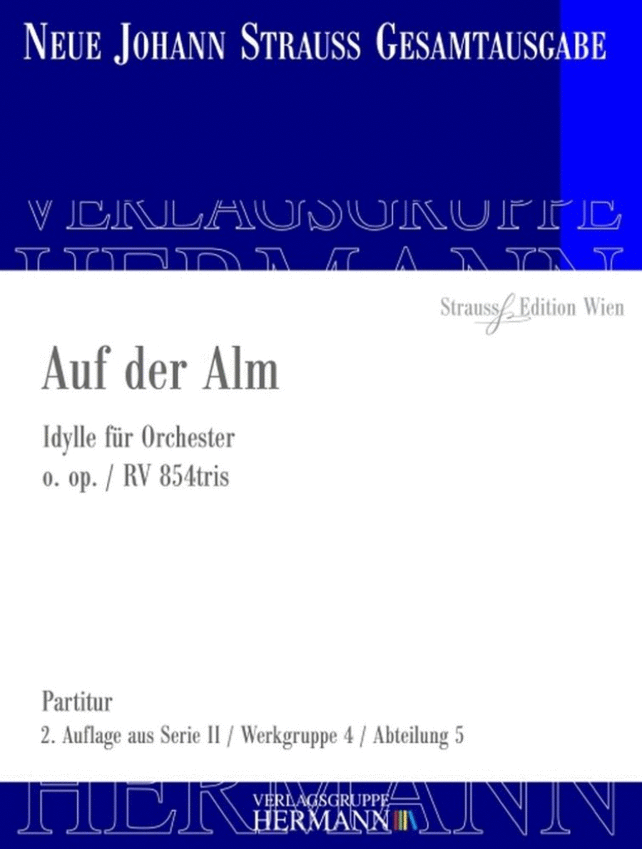Auf der Alm RV 854tris Orchestra scores gallery preview page 1