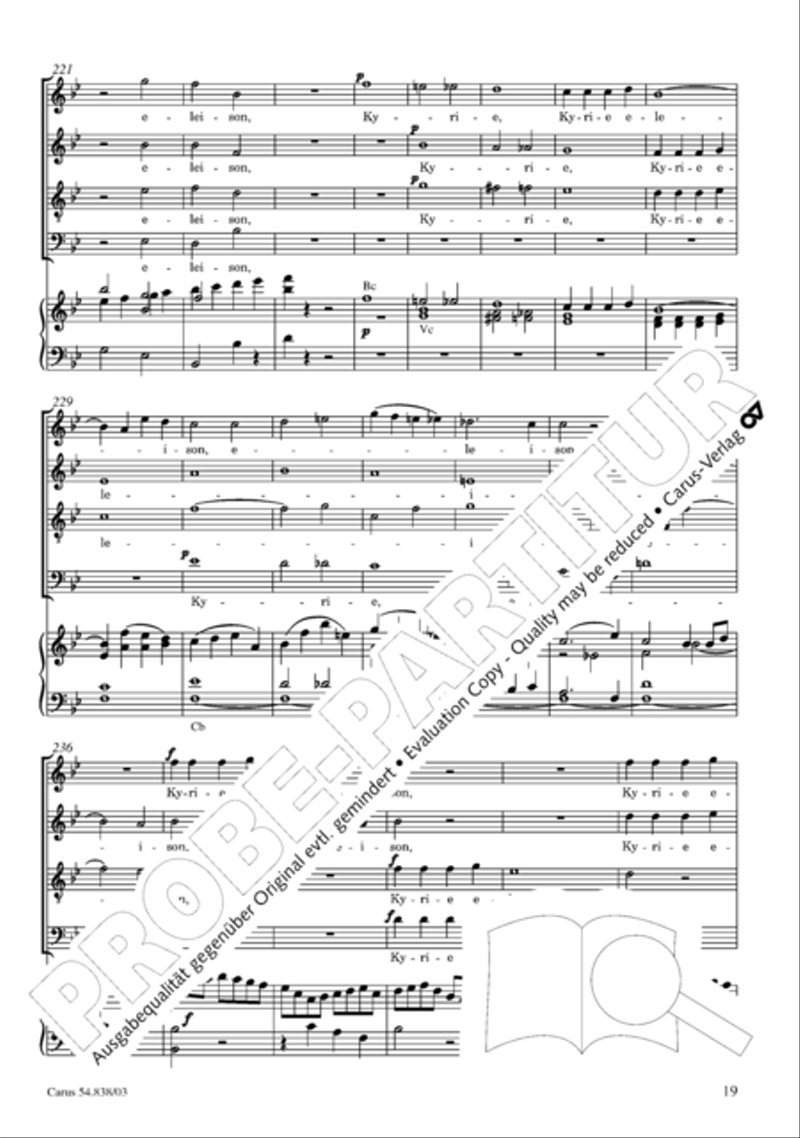 Requiem in B 4-Part scores gallery preview page 24
