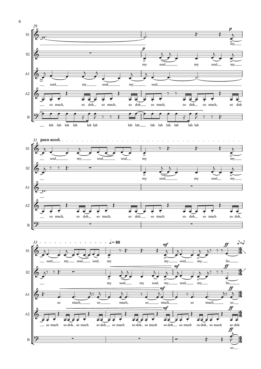 So Much On My Soul So Much On My Soul Choir scores gallery preview page 5