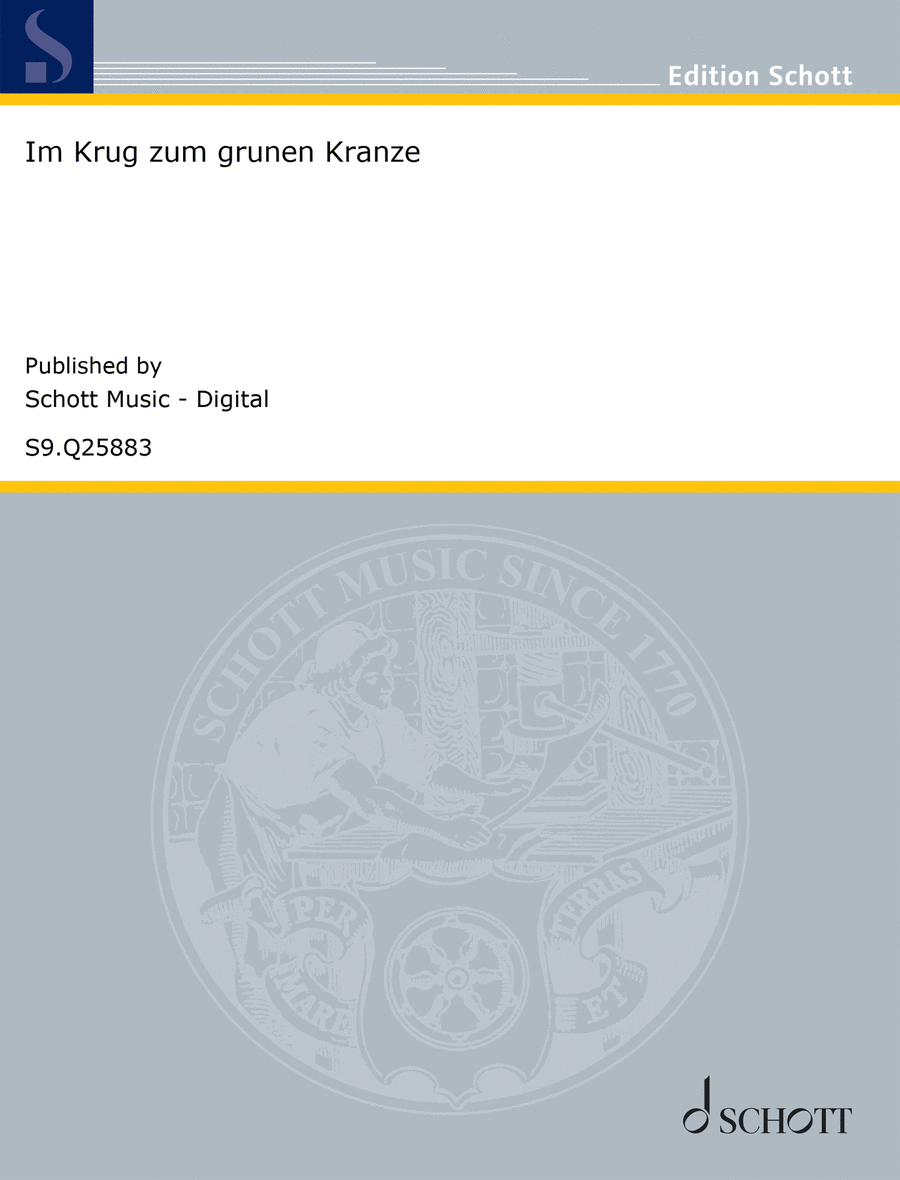 Im Krug zum grünen Kranze 4-Part scores gallery preview page 1