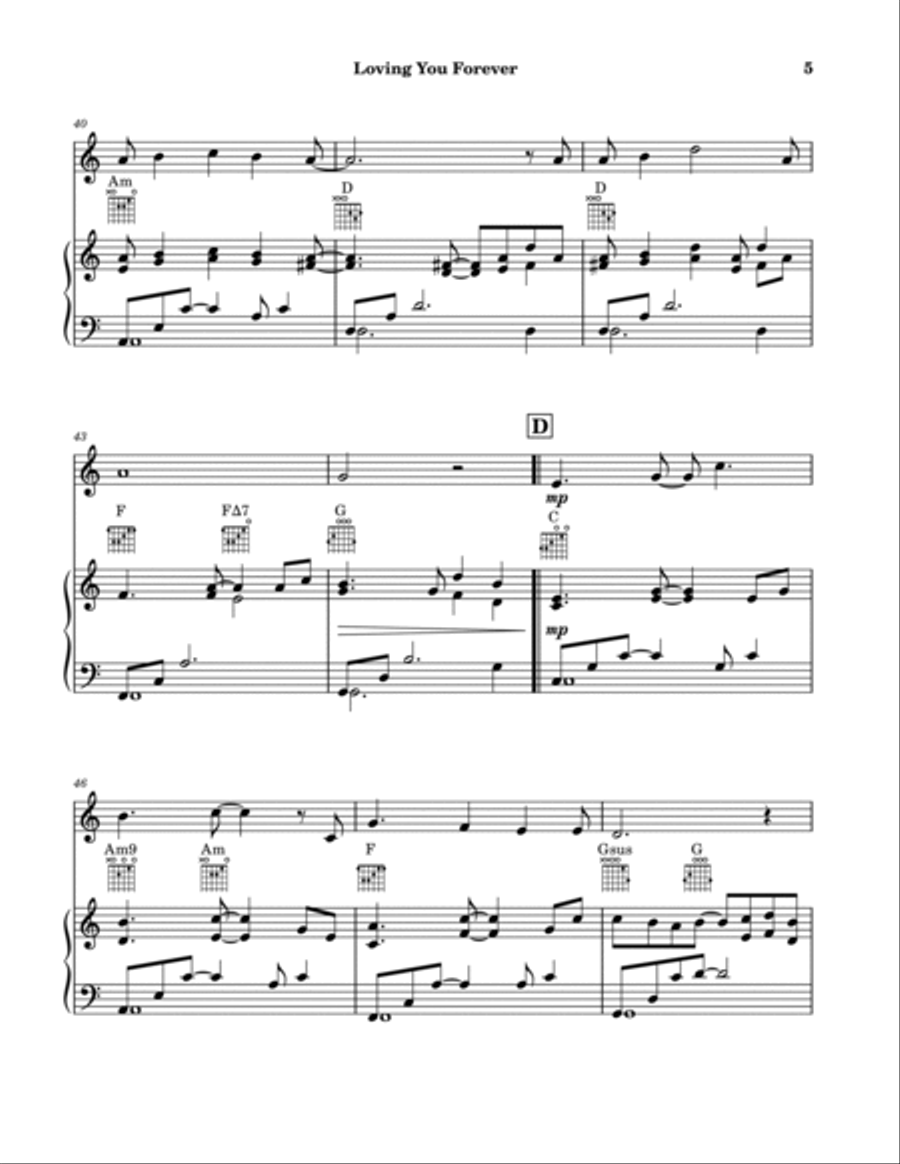 Loving You Forever English Horn scores gallery preview page 6