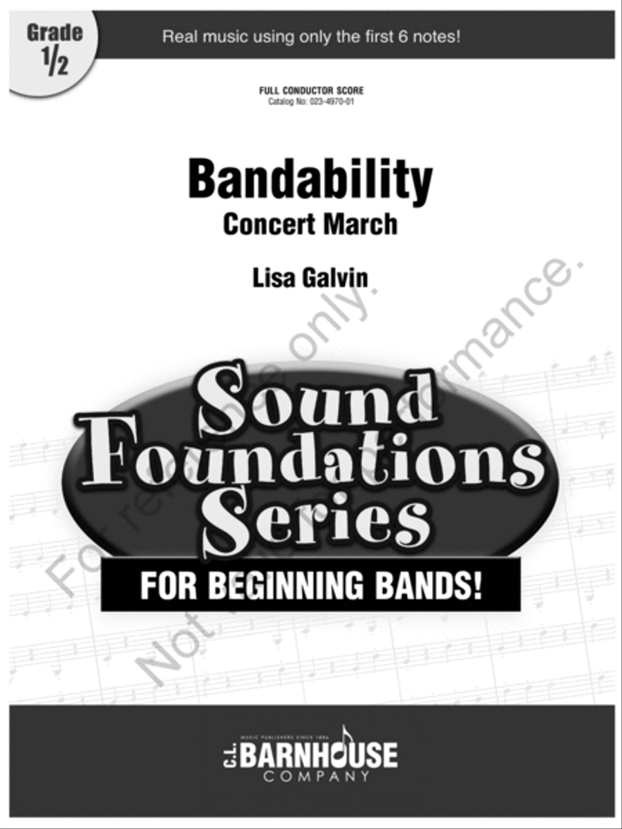 Bandability Concert Band scores gallery preview page 2
