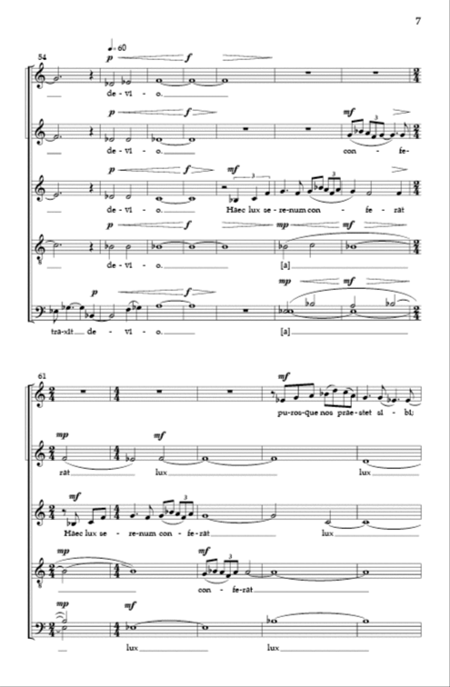Sol ecce surgit igneus SSATBB scores gallery preview page 6