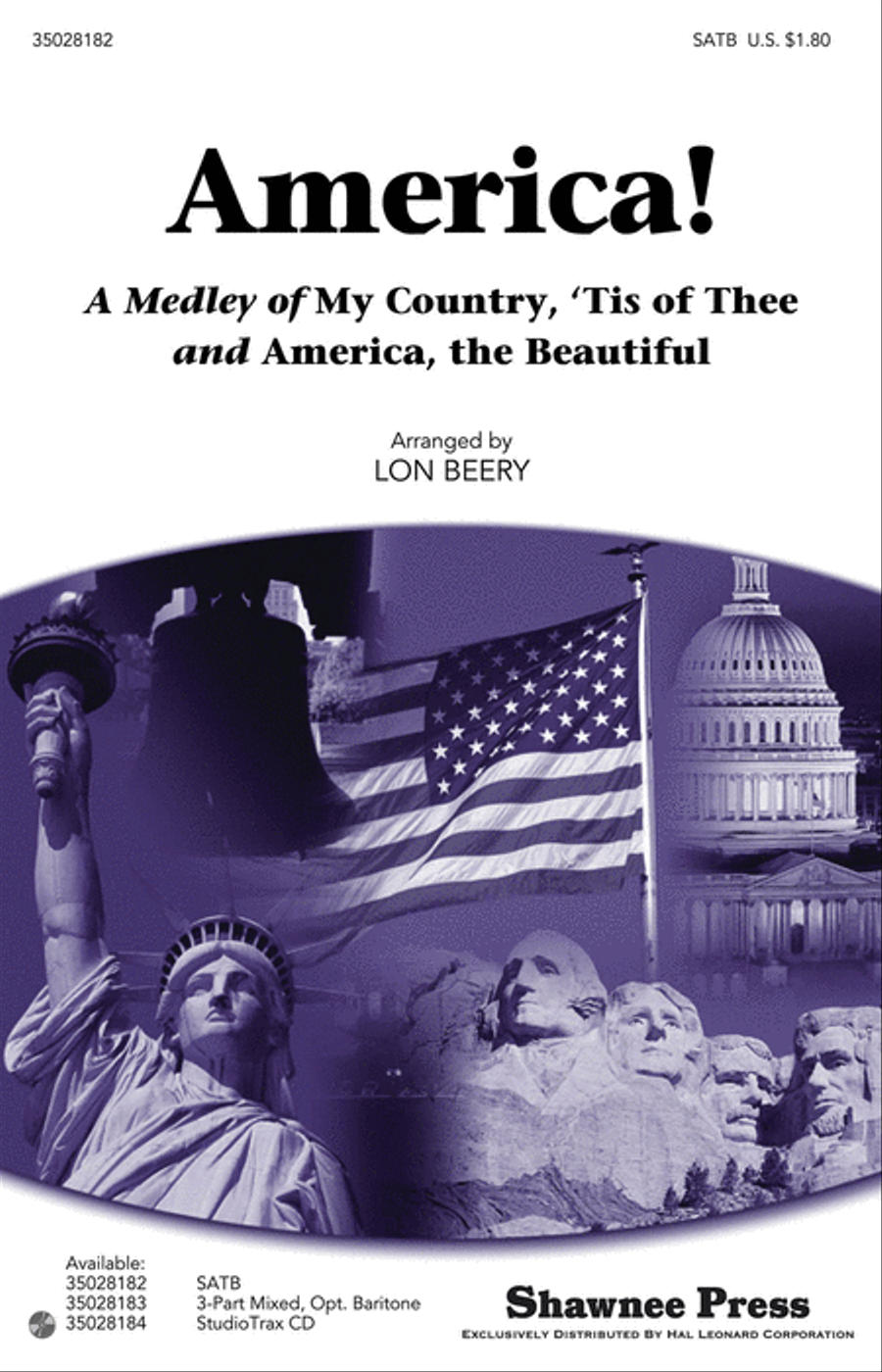 America! 4-Part scores gallery preview page 1