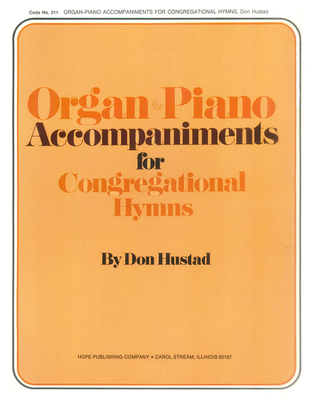 Book cover for Organ-Piano Accomp. for Congregational Hymns