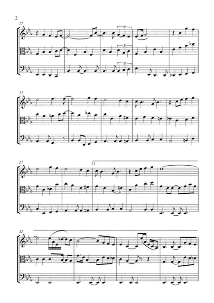 Bridge Over Troubled Water String Trio scores gallery preview page 2