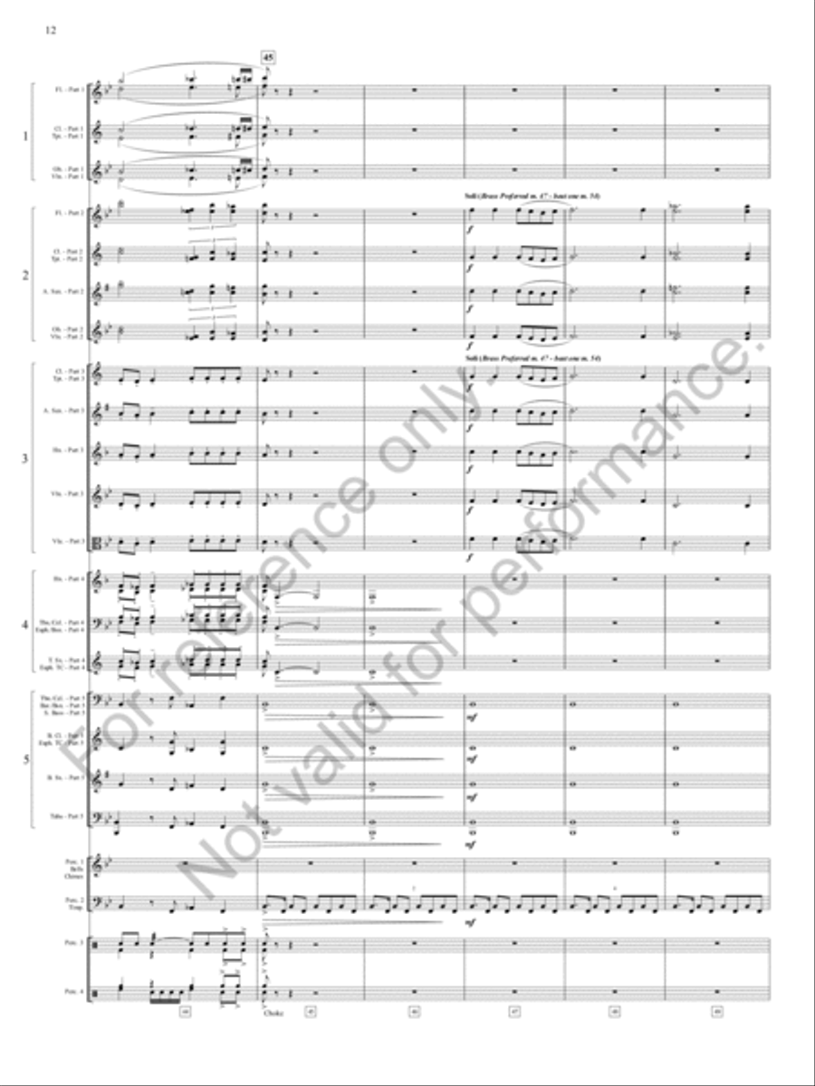 Emperata Overture Emperata Overture Concert Band scores gallery preview page 13