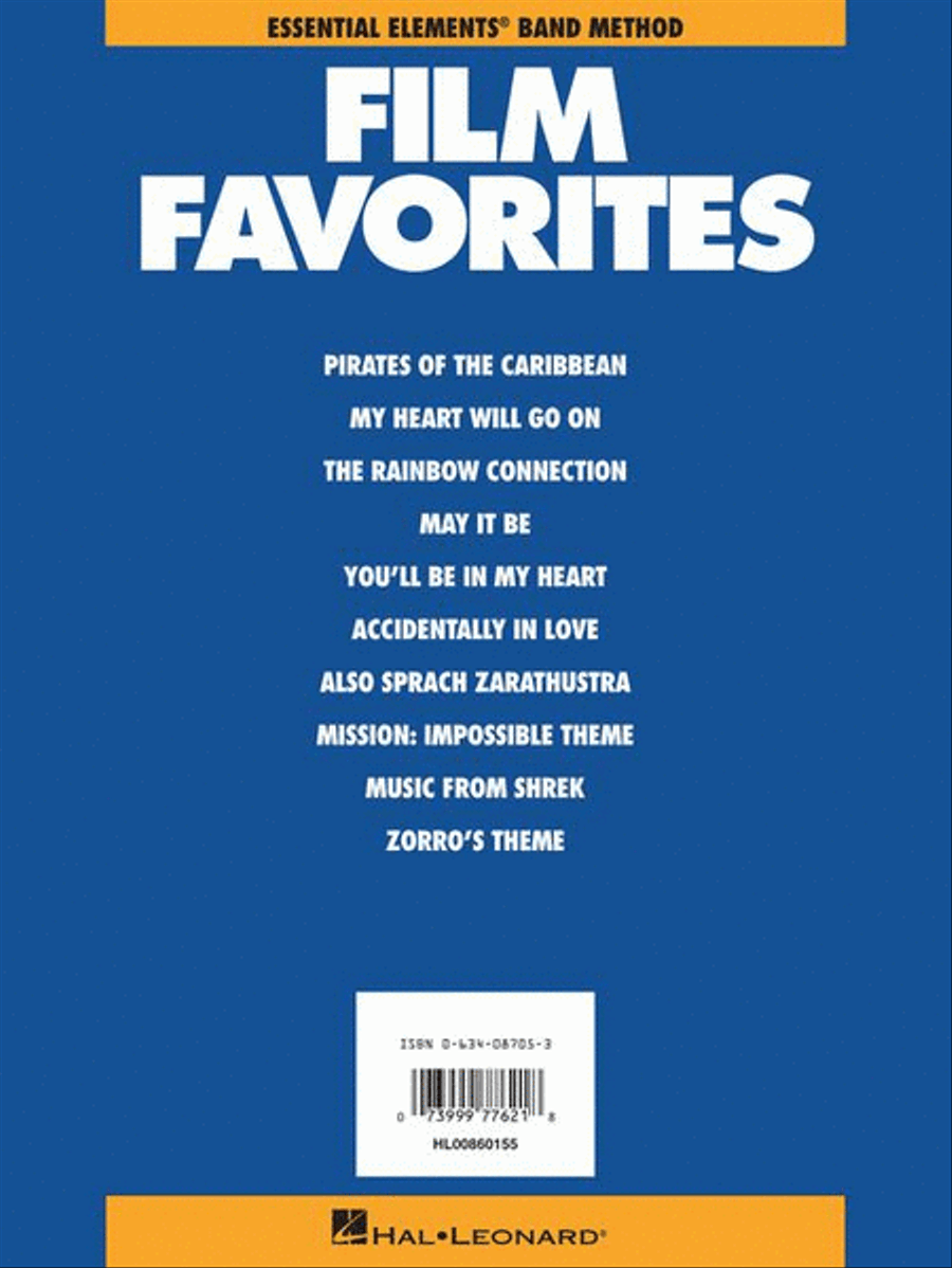 Film Favorites - Percussion Accompaniment Concert Band Methods scores gallery preview page 6