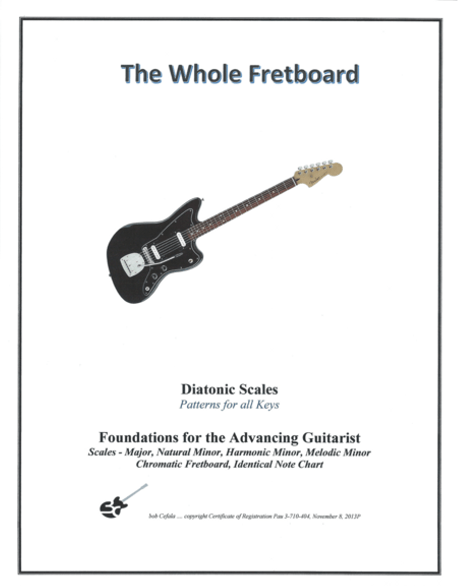 The Whole Fretboard - Diatonic Scales for Guitar Electric Guitar scores gallery preview page 1