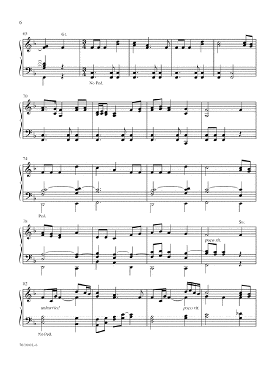 Mark Hayes: Carols for Organ, Vol. 2 Organ scores gallery preview page 6