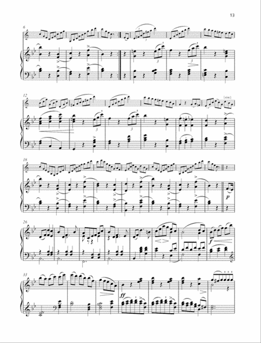 Joy of Music - Discoveries from the Schott Archives Clarinet Solo scores gallery preview page 13