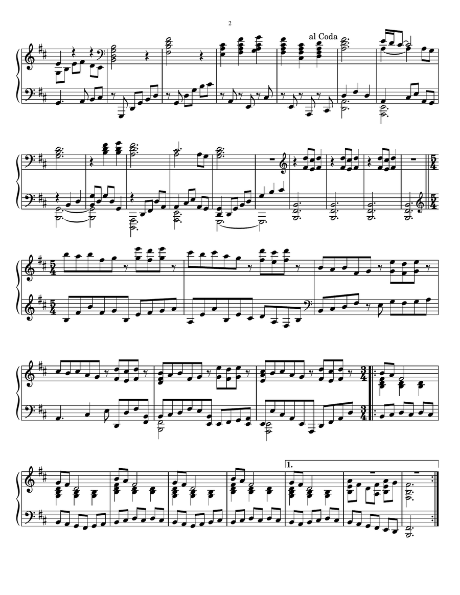 Winter's Carol Winter's Carol Piano Solo scores gallery preview page 2