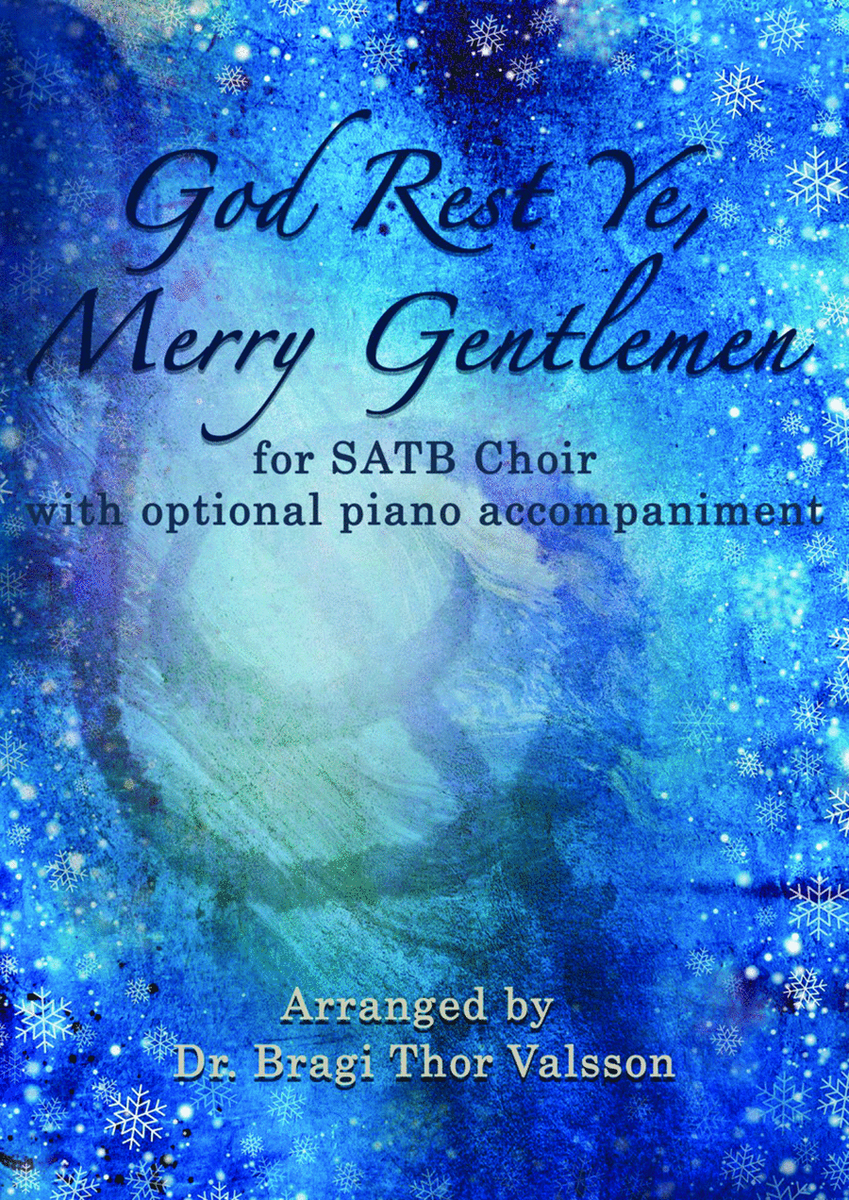 God Rest Ye, Merry Gentlemen - SATB Choir with optional Piano accompaniment image number null