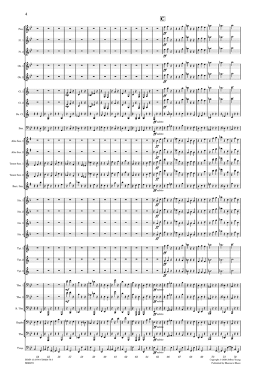 Fantasy on the Dies Irae Concert Band scores gallery preview page 6