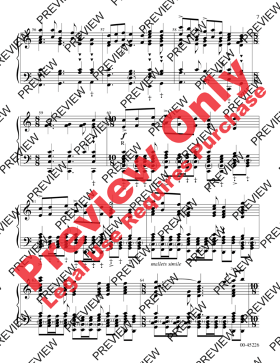 Canticle of Praise Canticle of Praise Handbell Choir scores gallery preview page 7