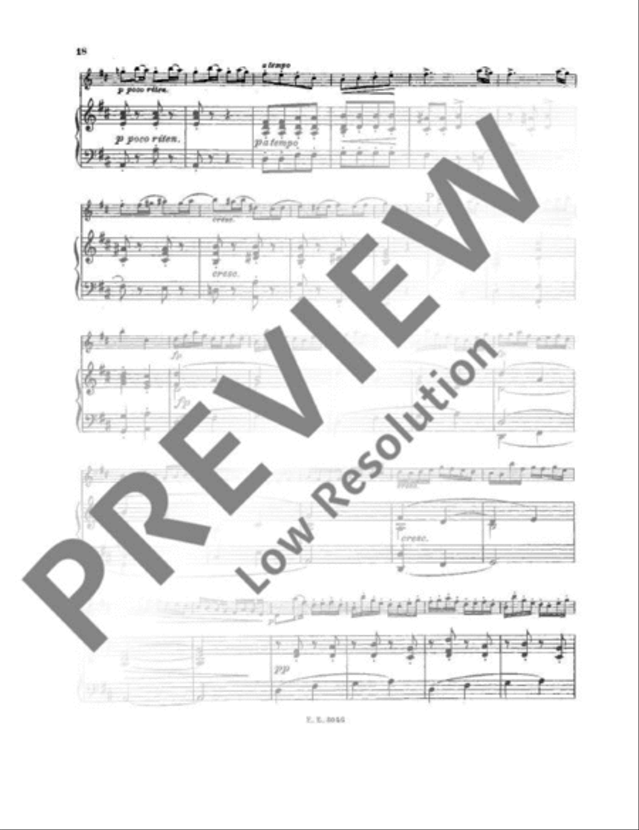 Concertino D Major Violin Solo scores gallery preview page 19
