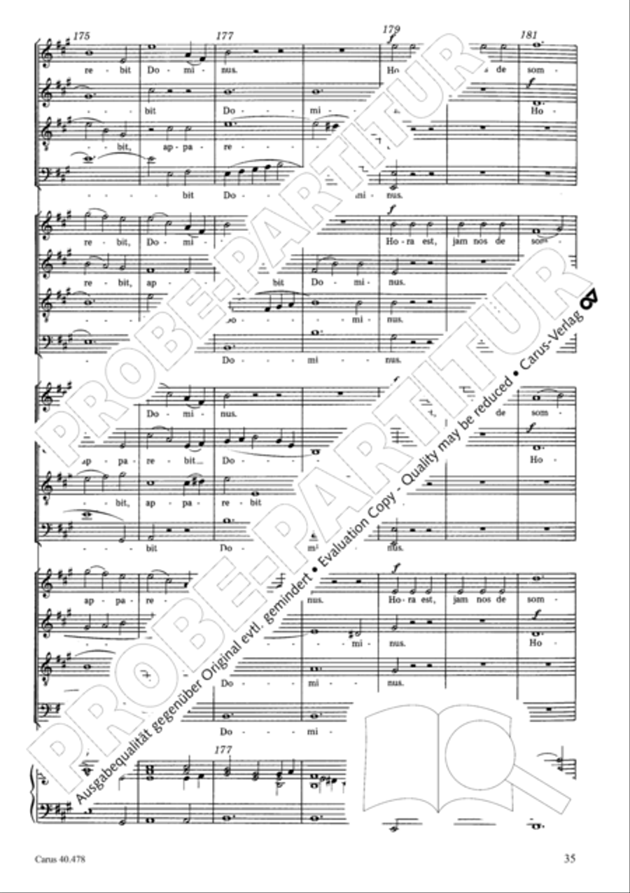 Hora est 4-Part scores gallery preview page 36