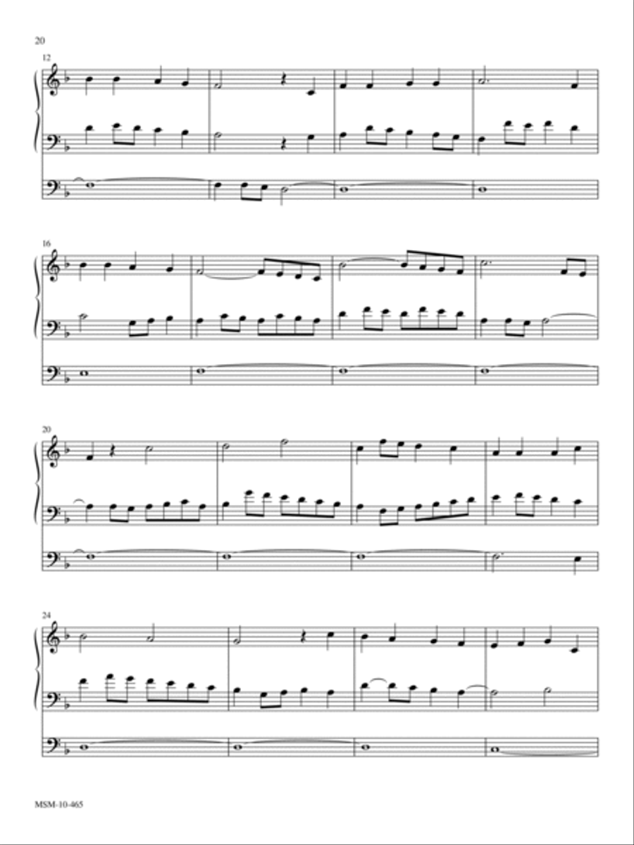 Our Father, By Whose Name Organ scores gallery preview page 2