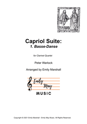 1. Basse-Danse, Capriol Suite - Warlock (for Clarinet Quartet)
