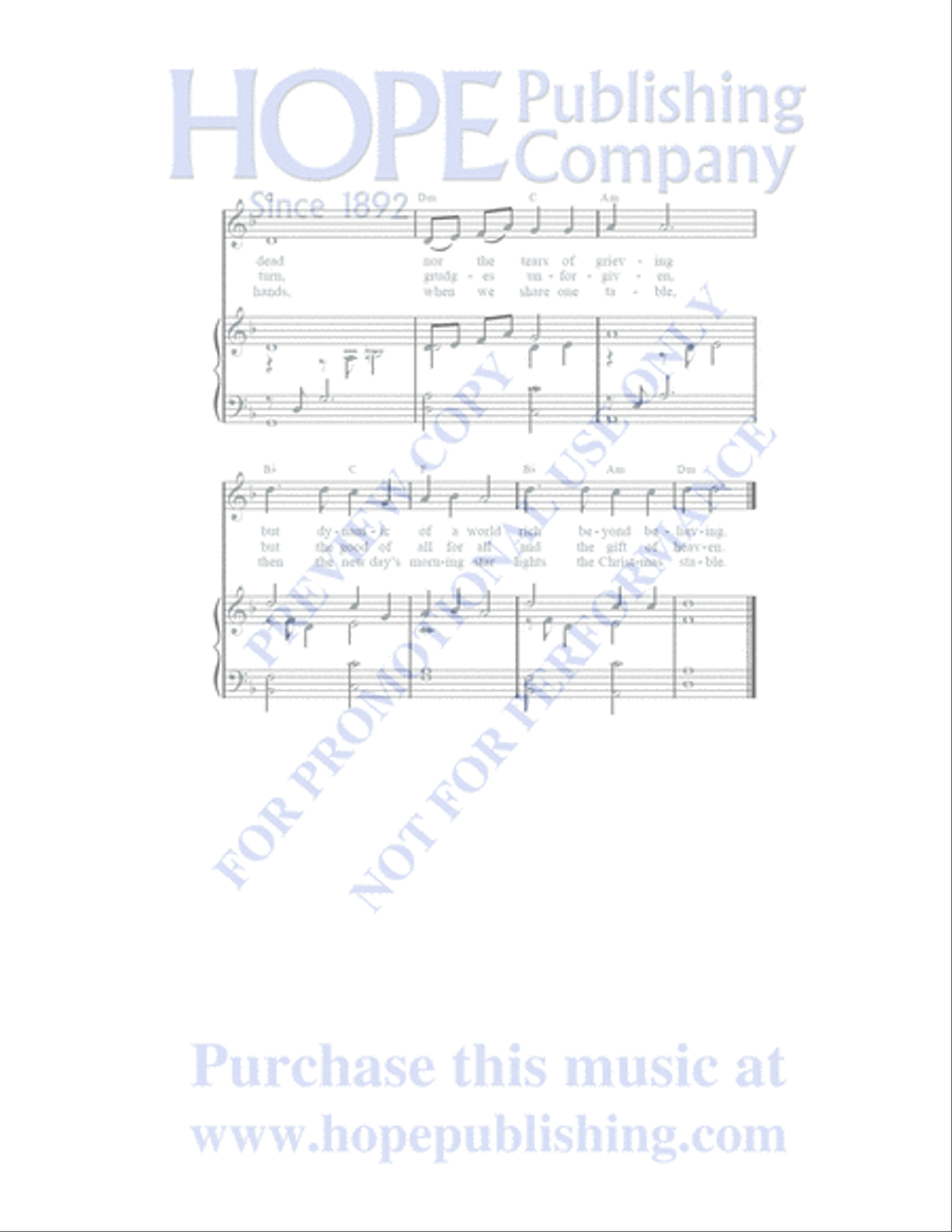 A Place at the Table Choir scores gallery preview page 99