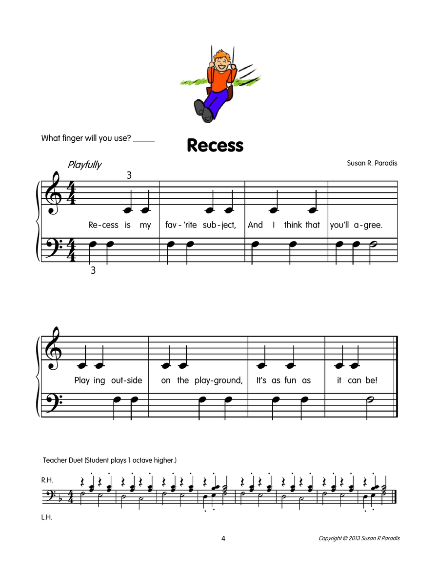 Sunny Solos Piano Method scores gallery preview page 4