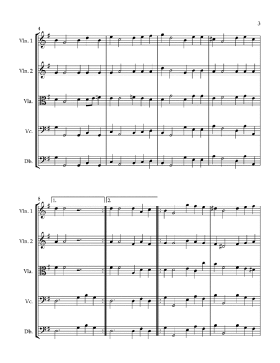 King Arthur Hornpipe String Orchestra scores gallery preview page 3