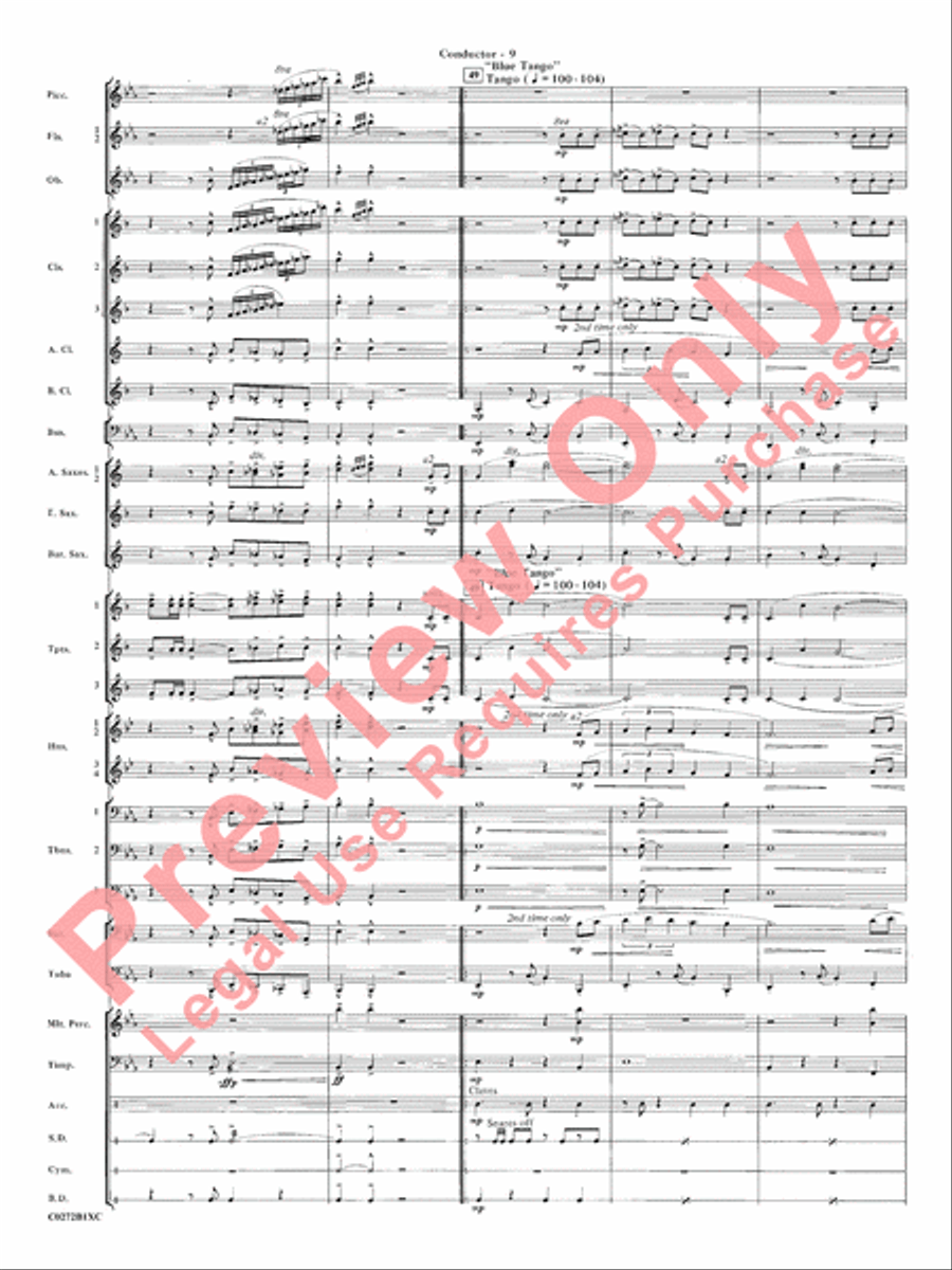 Leroy Anderson: A Legacy in Sound Concert Band scores gallery preview page 12