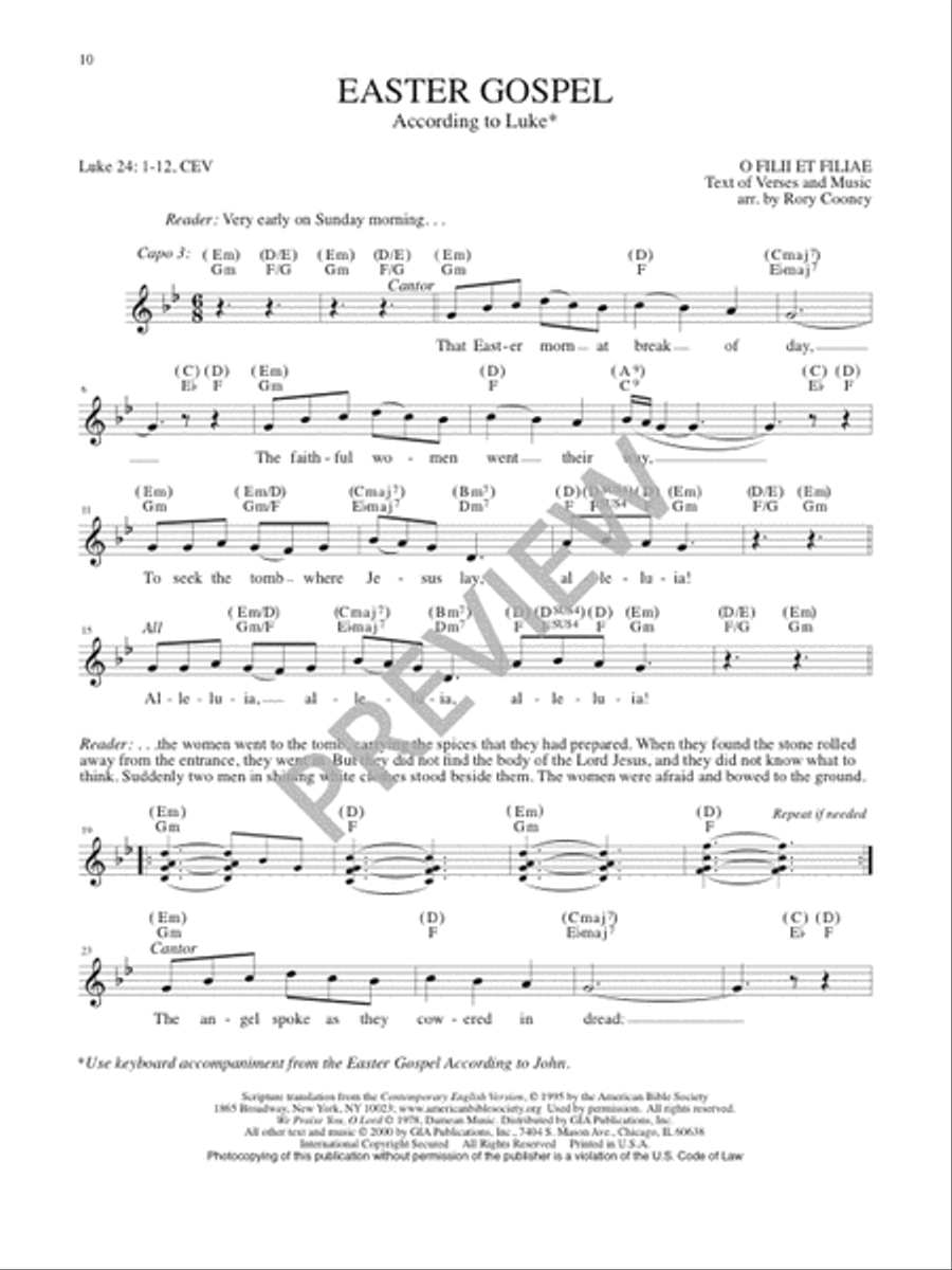 Easter Gospels Easter Gospels Flute scores gallery preview page 9
