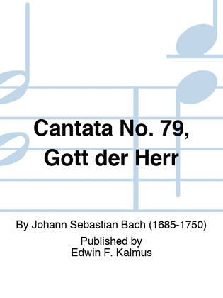 Book cover for Cantata No. 79, Gott der Herr
