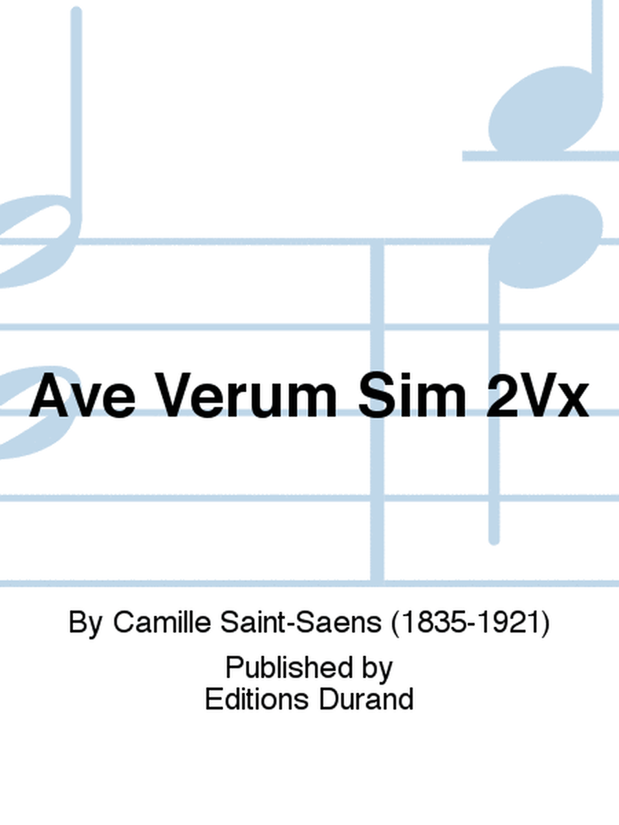 Ave Verum Sim 2Vx