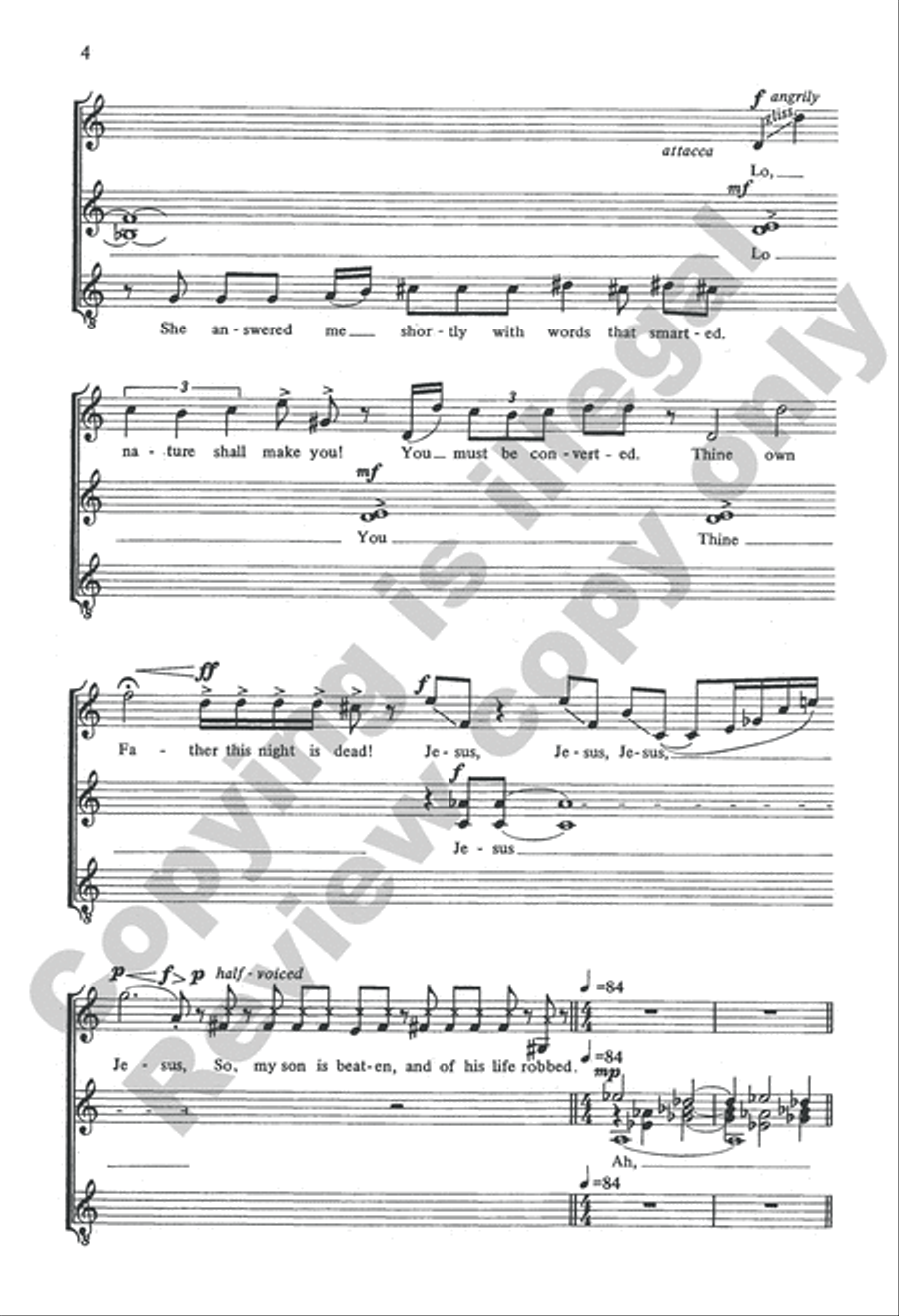 Who Cannot Weep, Come Learn of Me Women's Choir scores gallery preview page 6